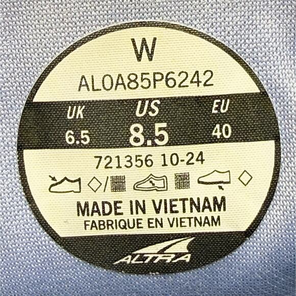 Altra Timp 5 Womens Size 8.5 Trail Running Shoes Gray Blue - Picture 11 of 11